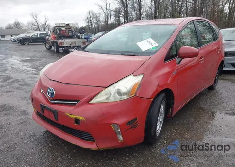 2013 Toyota Prius V Three from USA, damaged, VIN JTDZN3EU3D3197160